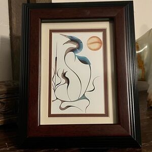 GIVER of LIFE (Mother) Native Canadian Garnet Tobacco Artwork Lithograph Print